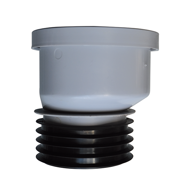 Masc HT-Übergang PRO 110 auf 100 Regenfallrohr, exzentrisch, für den senkrechten Einbau