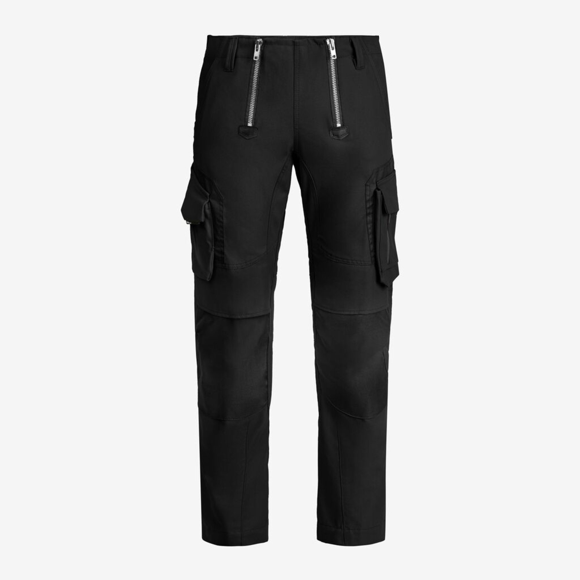 Hose, Cargo-Hose, Schwarz, Reißverschlüsse, Taschen